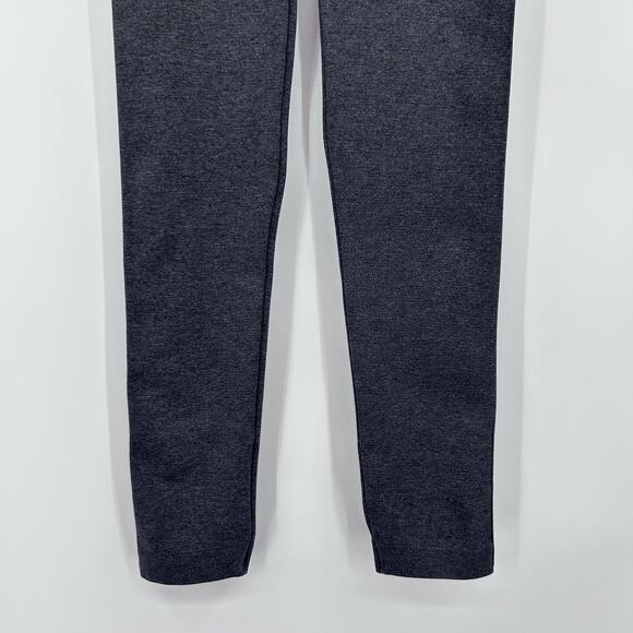 NWT SPANX Look At Me Now Seamless Leggings Charcoal Gray Shaping Womens Sz Med - Picture 10 of 12